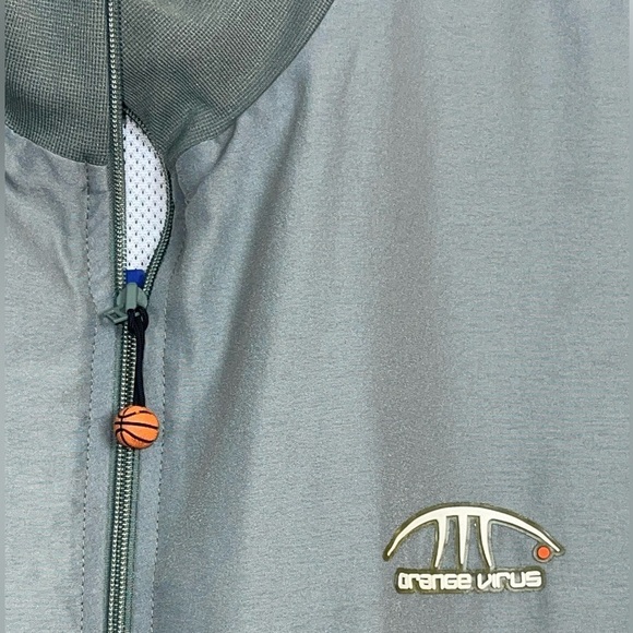 Orange Virus Performance basketball jacket. Size XL GUC - Picture 12 of 12